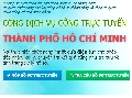 Thông báo công bố các thủ tục hành chính thực hiện dịch vụ công trực tuyến mức độ 3 tại Chi cục Bảo vệ thực vật Thành phố Hồ Chí Minh